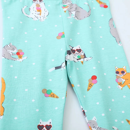 Soft Cotton With Playful Design Leggings