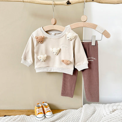 Cozy Two-Piece Outfit Set – Soft Top & Matching Bottoms