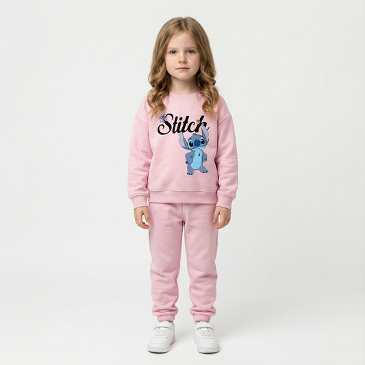 Cotton Sweatshirt and Pants Set