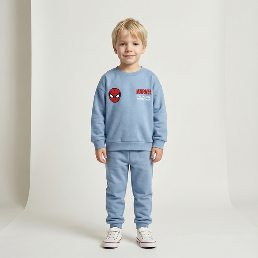 Cotton Sweatshirt and Pants Set