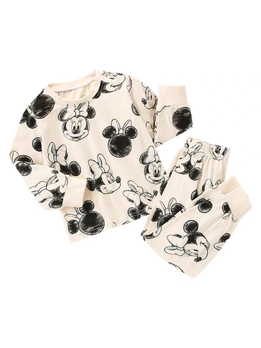 Cotton Sweatshirt and Pants Set