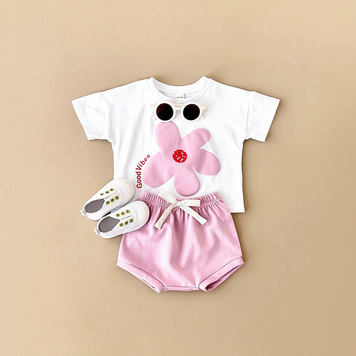 Cartoon T-Shirt and Shorts Set