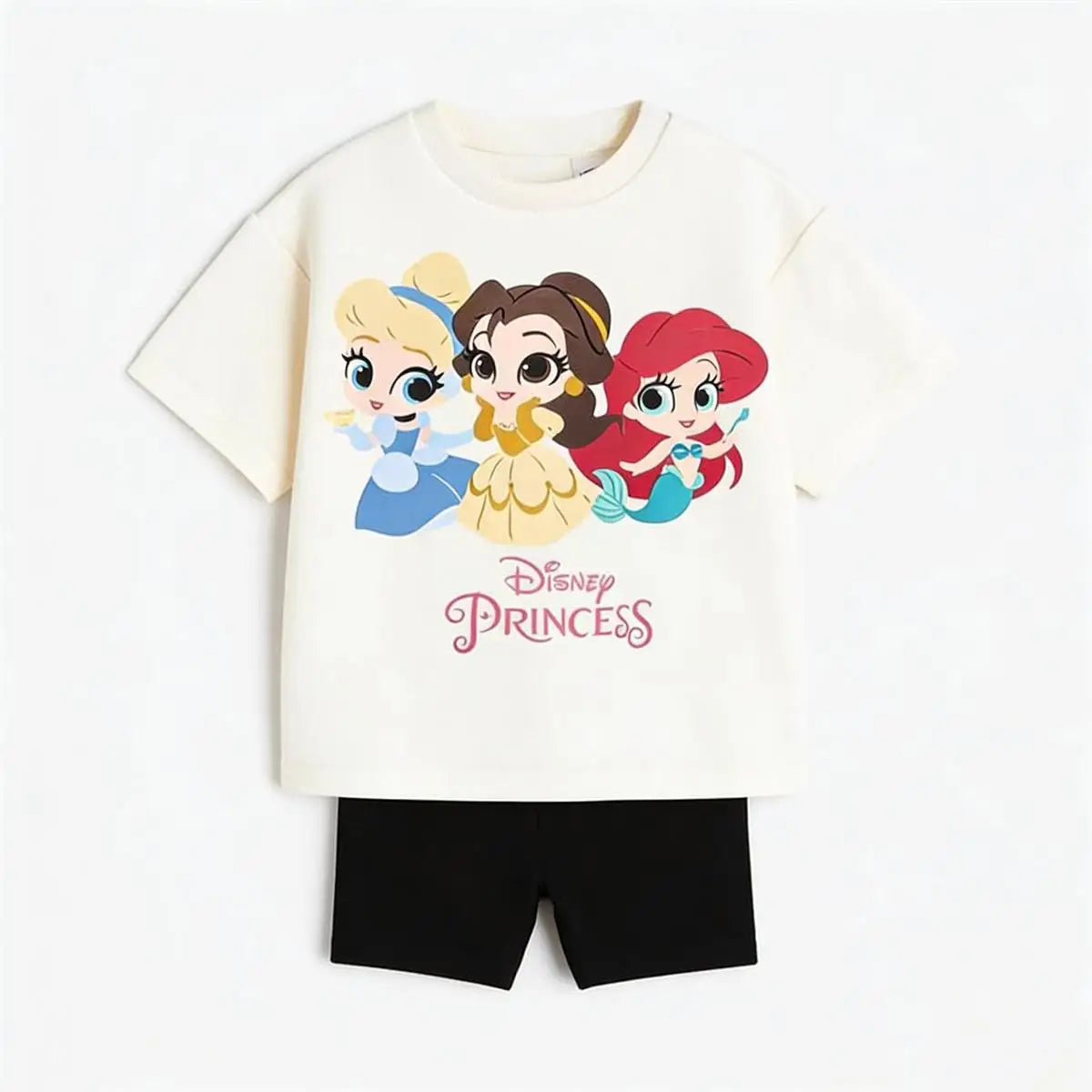 Cartoon T-Shirt and Shorts Set