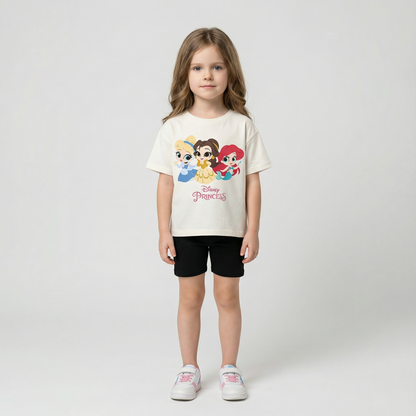 Cartoon T-Shirt and Shorts Set