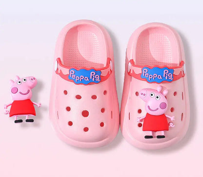 Lightweight, Breathable & Non-Slip Peppa & George Pig Summer Slippers
