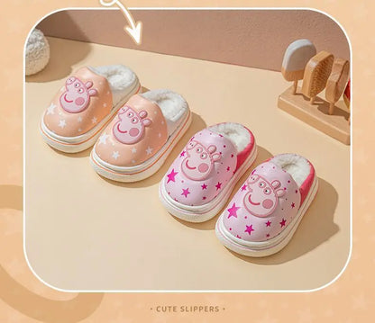 Peppa & George Pig Plush Warm Slippers