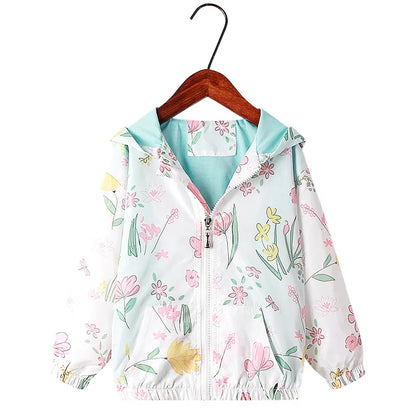 Lovely Cartoons Girls Jacket