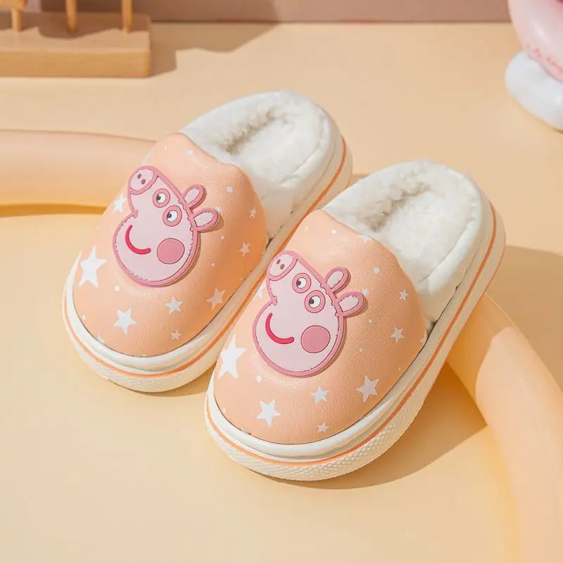 Peppa & George Pig Plush Warm Slippers