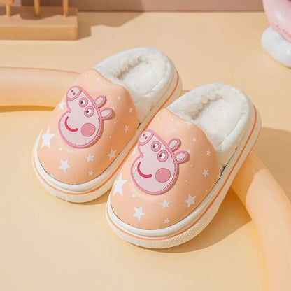 Peppa & George Pig Plush Warm Slippers