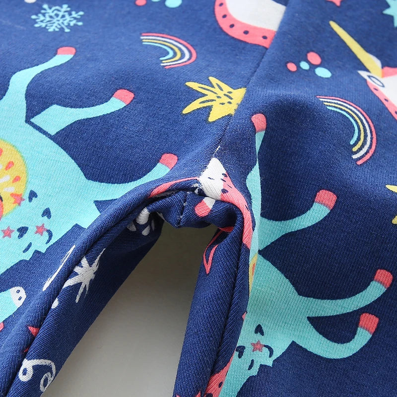 Soft Cotton With Playful Design Leggings