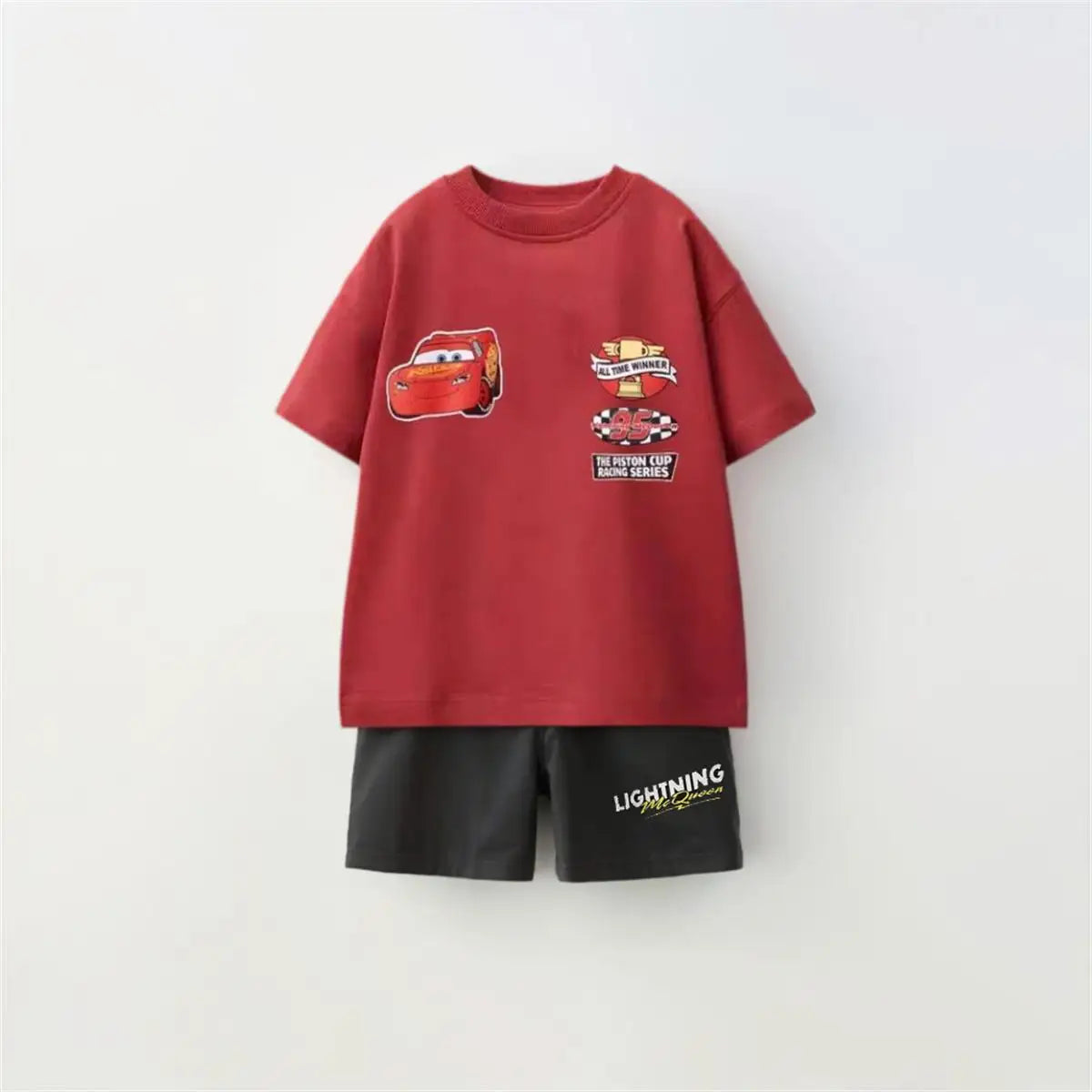 Cartoon T-Shirt and Shorts Set