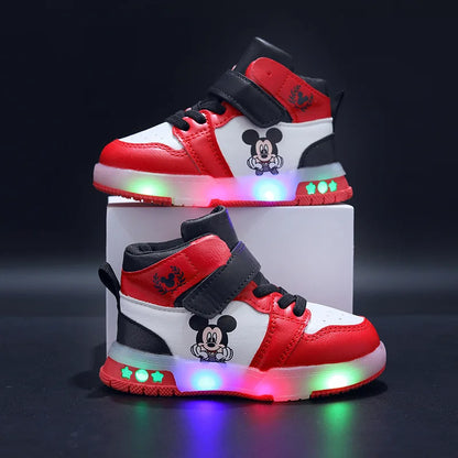 Minnie & Mickey Mouse LED Sneakers