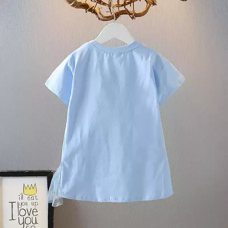 Princess Elsa Tulle Detail Dress