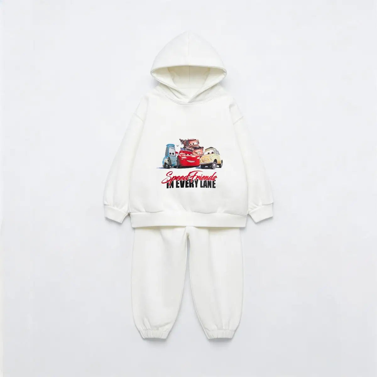 Cotton Sweatshirt and Pants Set