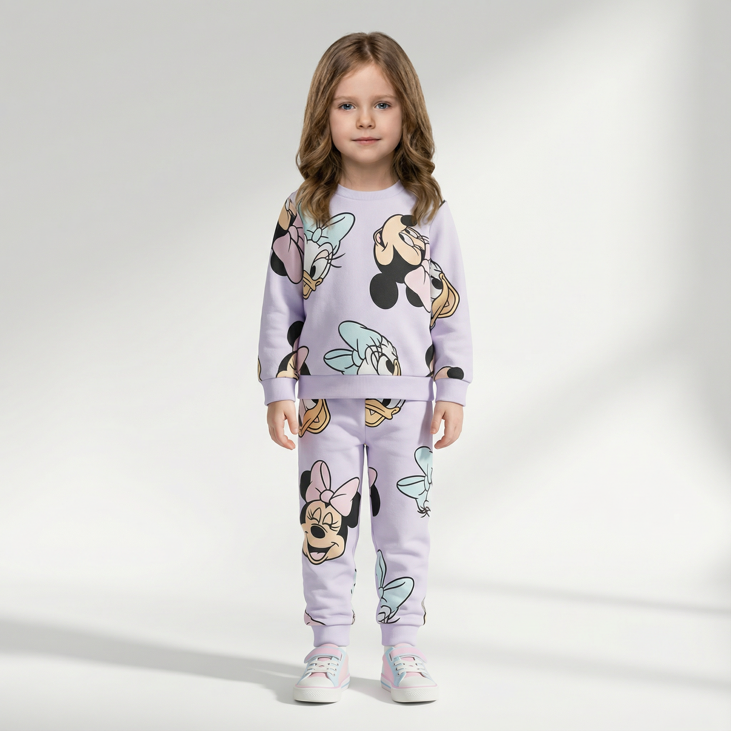 Cotton Sweatshirt and Pants Set