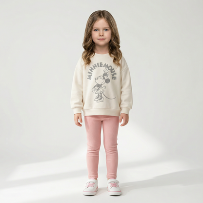 Cotton Sweatshirt and Pants Set