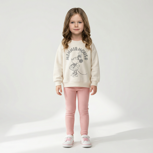 Cotton Sweatshirt and Pants Set