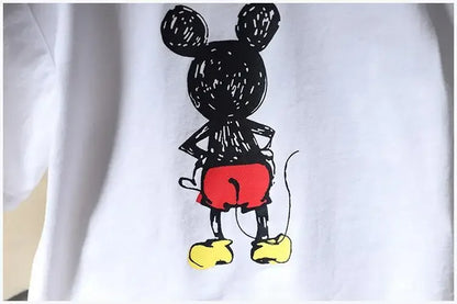Mickey Mouse T-shirt & Jeans Shorts Set