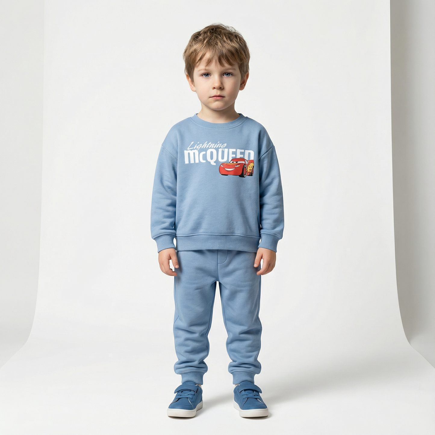 Cotton Sweatshirt and Pants Set