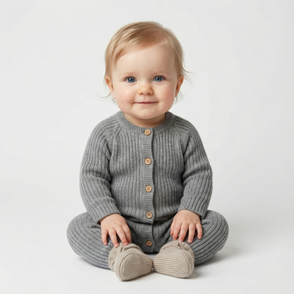 Cozy Knitted Overalls