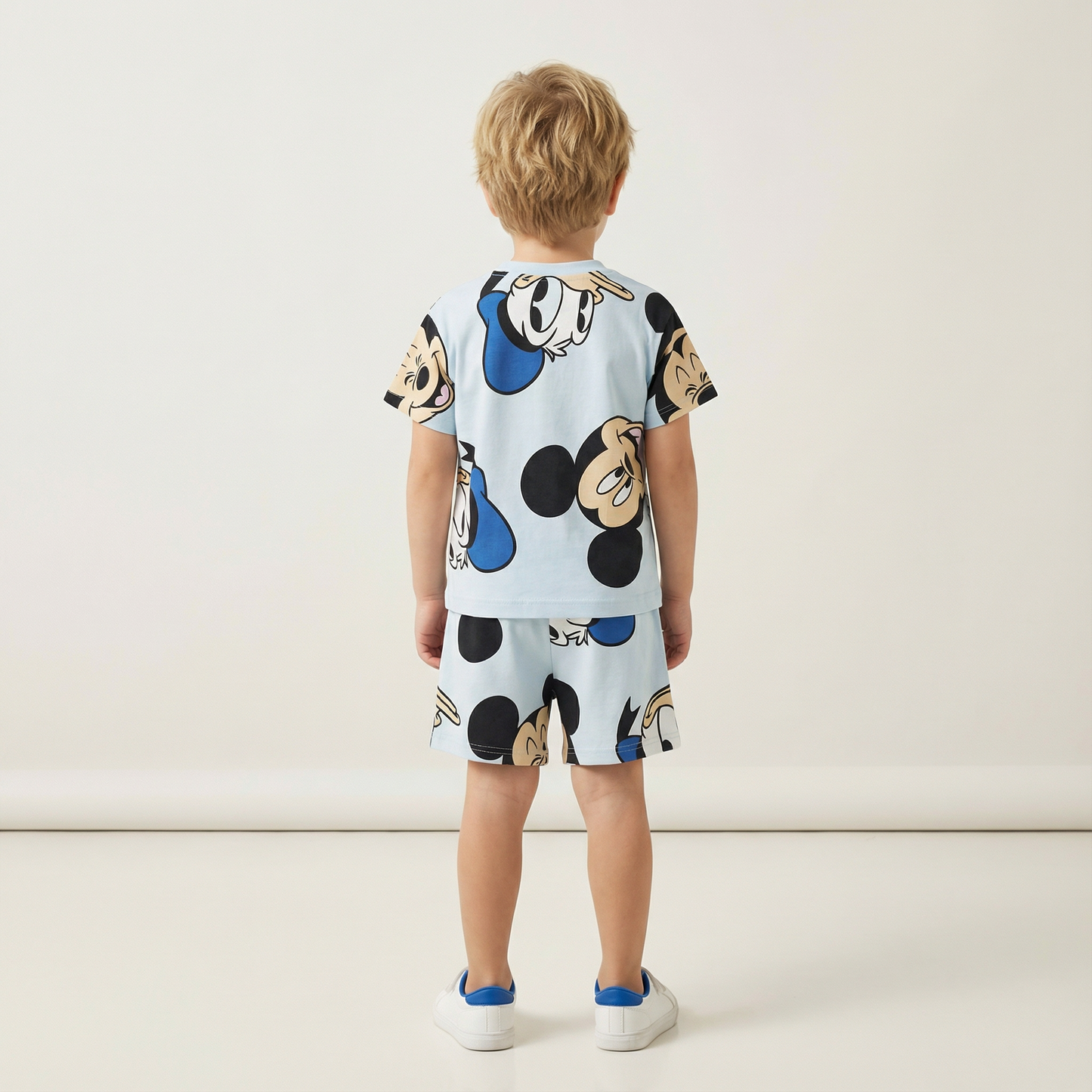 Cartoon T-Shirt and Shorts Set