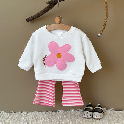 Cozy Two-Piece Outfit Set – Soft Top & Matching Bottoms