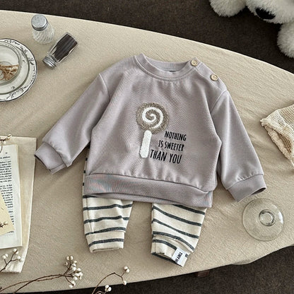 Cozy Two-Piece Outfit Set – Soft Top & Matching Bottoms