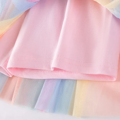 Summer Tracksuit 100% Cotton Unicorn T-Shirt & Skirt Set