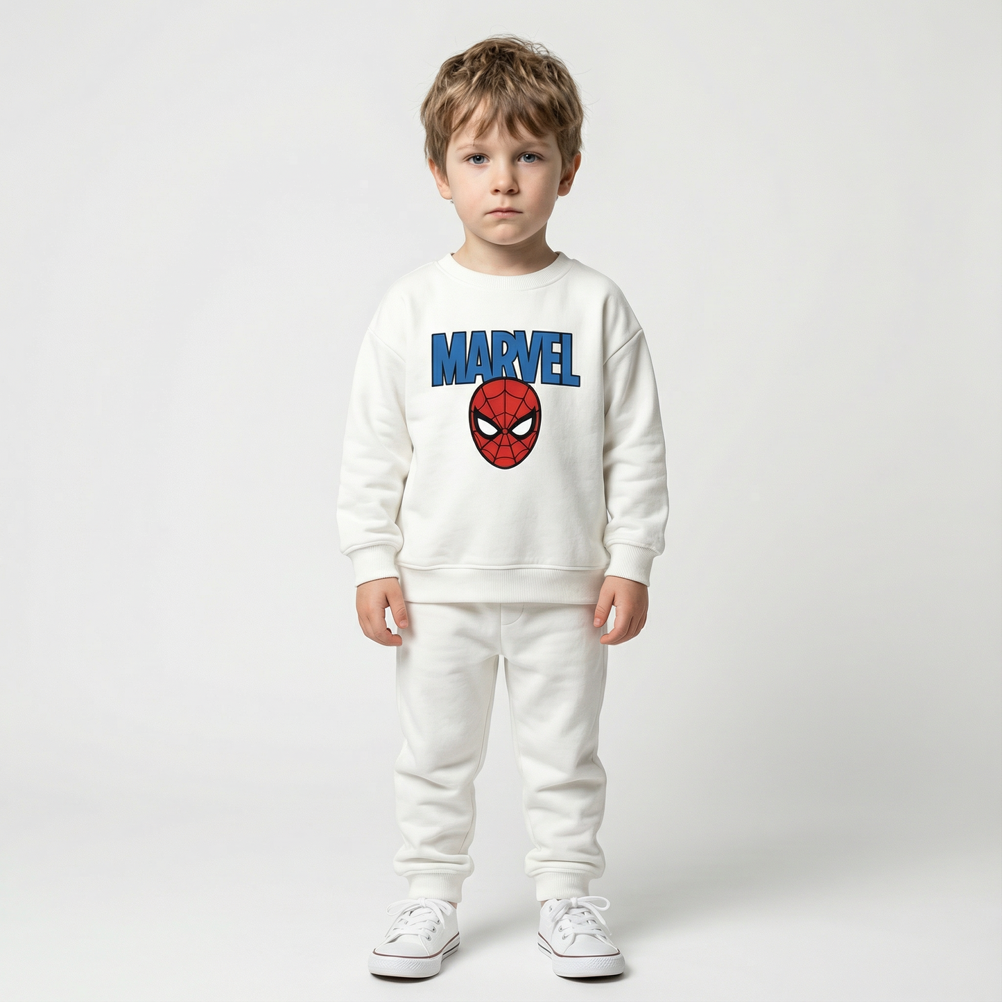 Cotton Sweatshirt and Pants Set