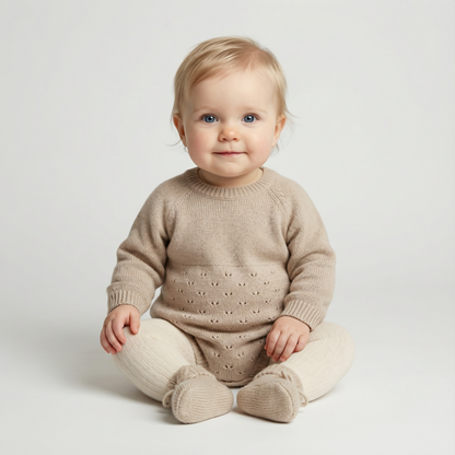 Cozy Knitted Overalls