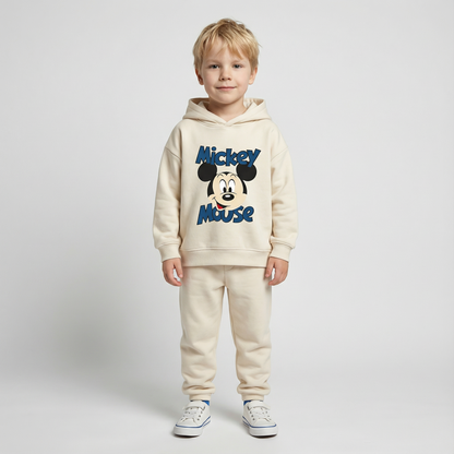 Cotton Sweatshirt and Pants Set