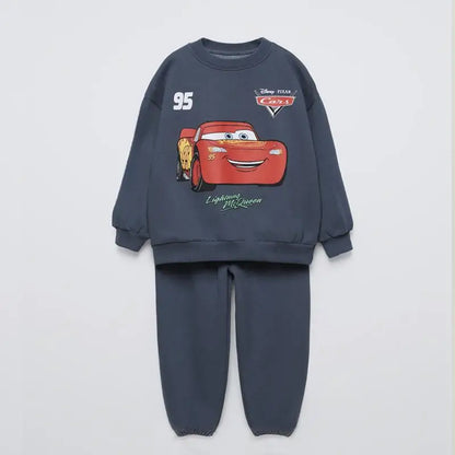 Cotton Sweatshirt and Pants Set