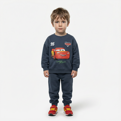 Cotton Sweatshirt and Pants Set