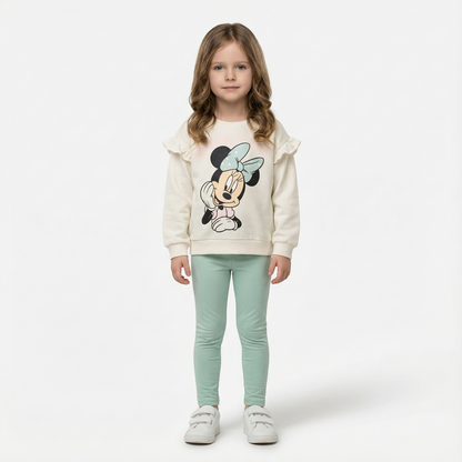 Cotton Sweatshirt and Pants Set