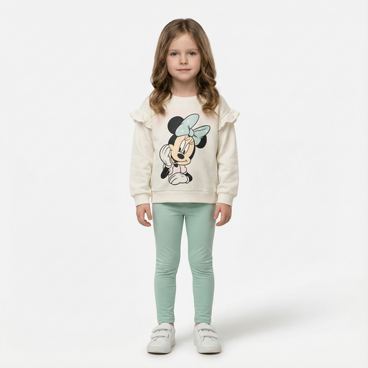Cotton Sweatshirt and Pants Set
