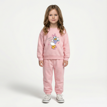 Cotton Sweatshirt and Pants Set