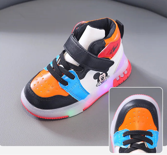 Minnie & Mickey Mouse LED Sneakers