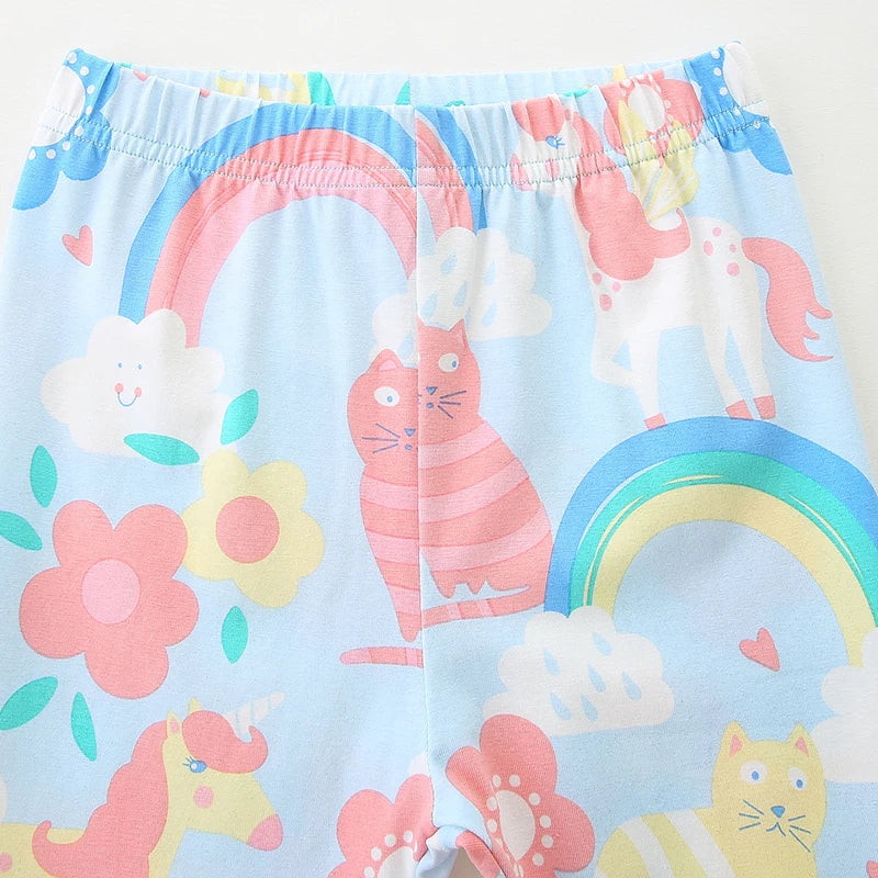 Soft Cotton With Playful Design Leggings