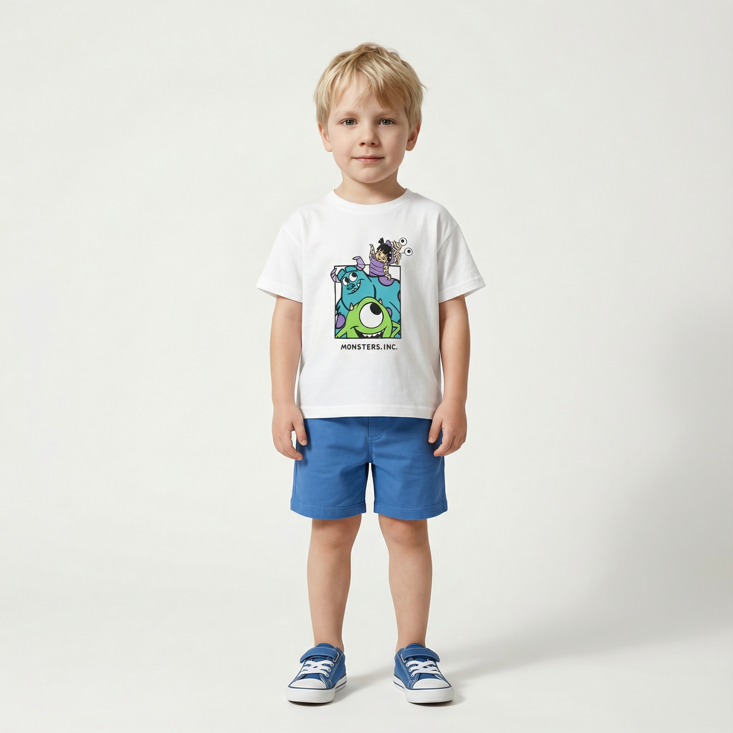 Cartoon T-Shirt and Shorts Set