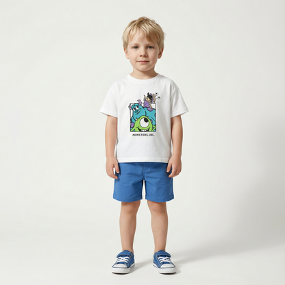 Cartoon T-Shirt and Shorts Set