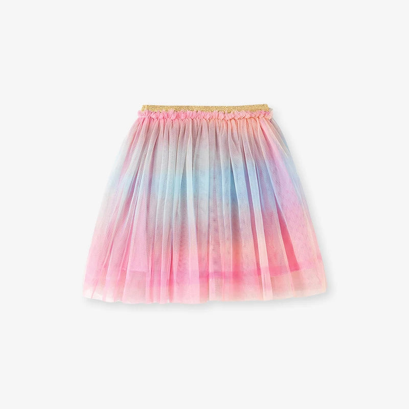 Summer Tracksuit 100% Cotton Rainbow T-Shirt & Skirt Set