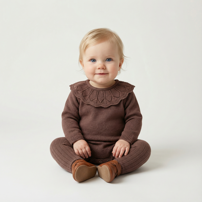 Cozy Knitted Overalls