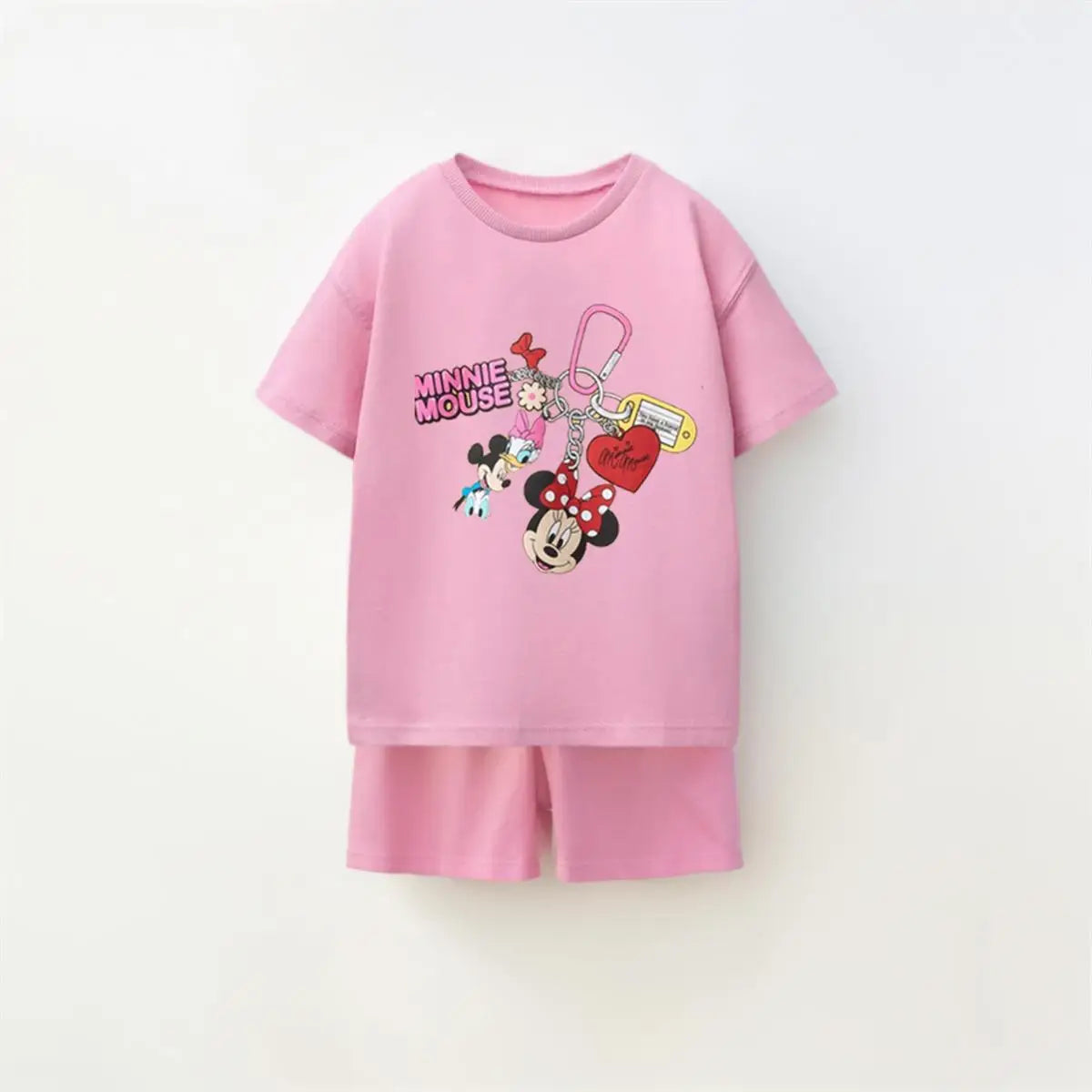 Cartoon T-Shirt and Shorts Set