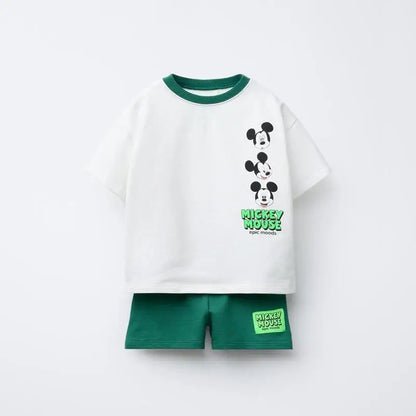 Cartoon T-Shirt and Shorts Set