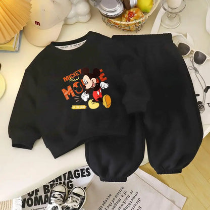 Cotton Sweatshirt and Pants Set