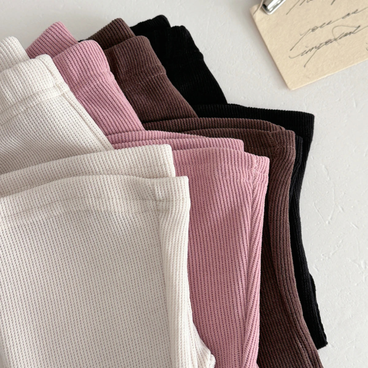 Loose Solid Color Bell Bottom Pants