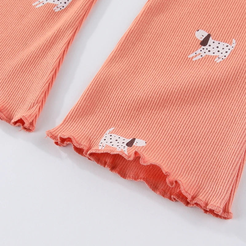 Soft Cotton With Playful Design Leggings