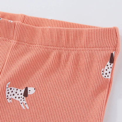 Soft Cotton With Playful Design Leggings