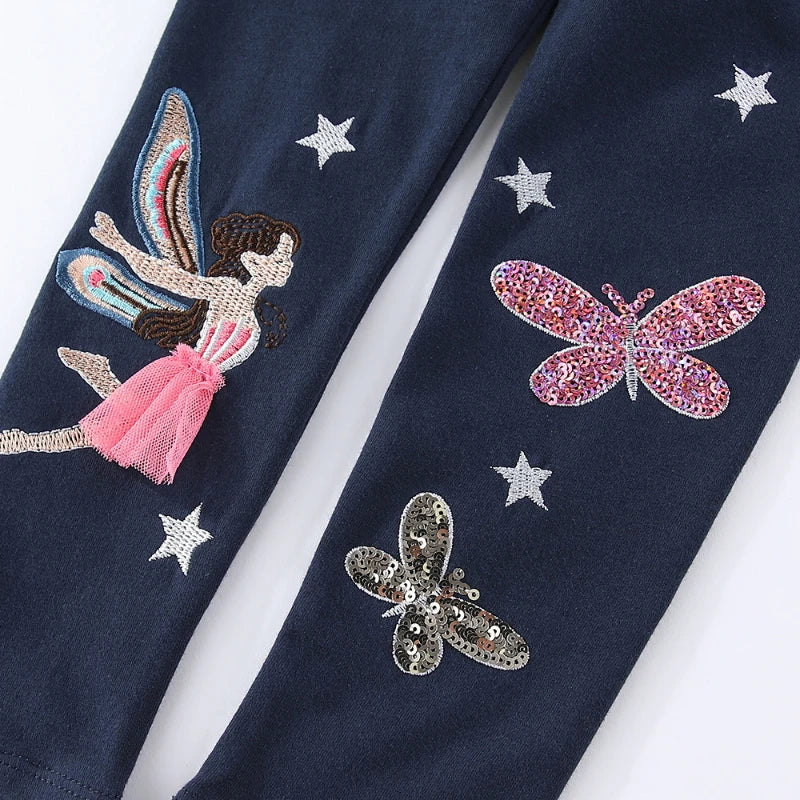 Soft Cotton With Playful Design Leggings