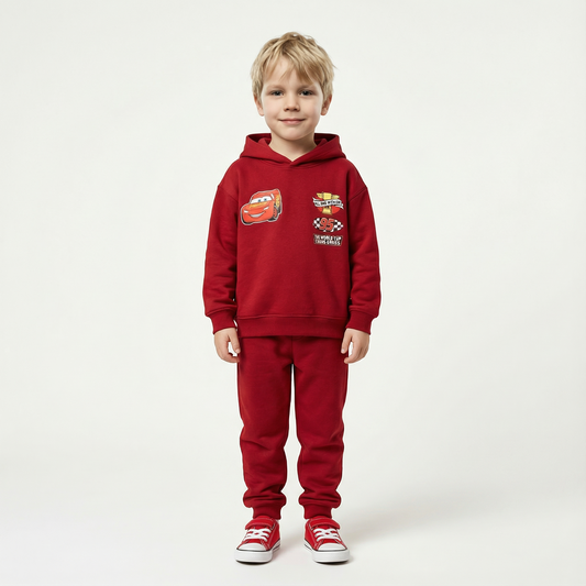 Cotton Sweatshirt and Pants Set